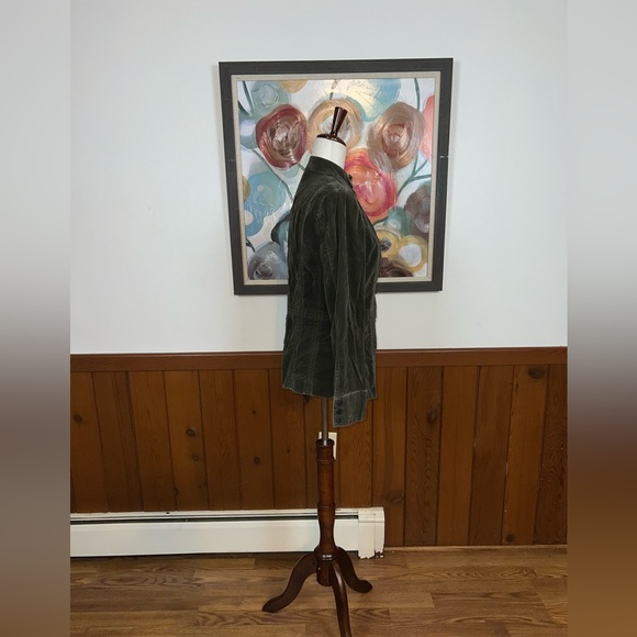 Adorable Coldwater Creek Green Velvet Jacket! - Picture 5 of 7